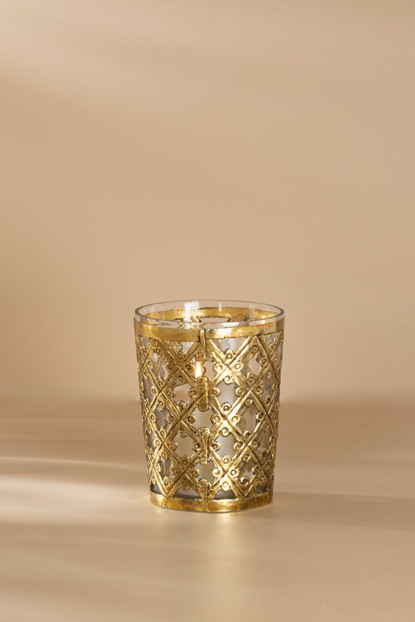 Heritage Hurricane Diamond | Small | Scented Candle