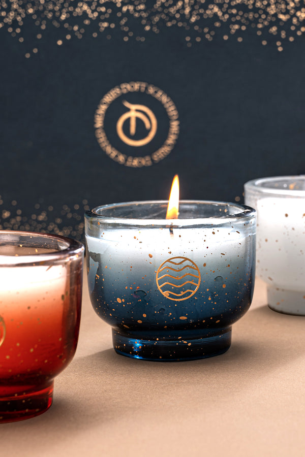 Elements Footed Votive Set of 4 | Scented Candles