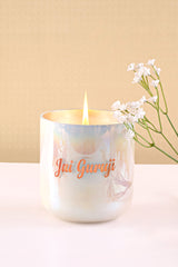 Jai Guruji | U-Glass Candle | Flower Blossom