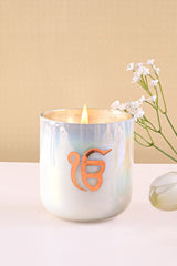 Ek Onkar | U-Glass Candle | Flower Blossom