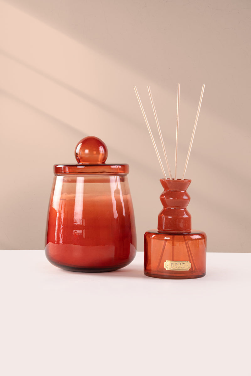 Cosmic Set - Candle (M) & Diffuser | Orange | Summer Nectar