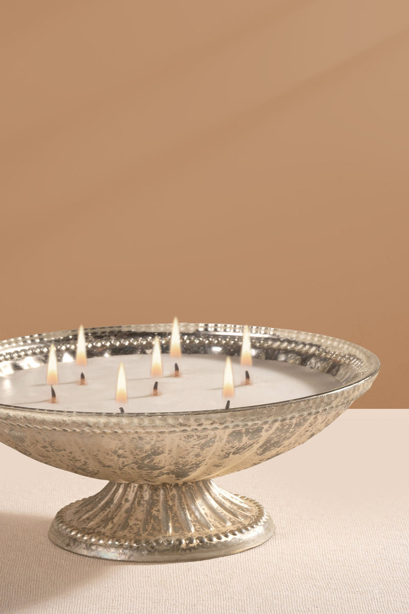 Heritage Heirloom - Bowl Candle | Silver | Whispering Jasmine