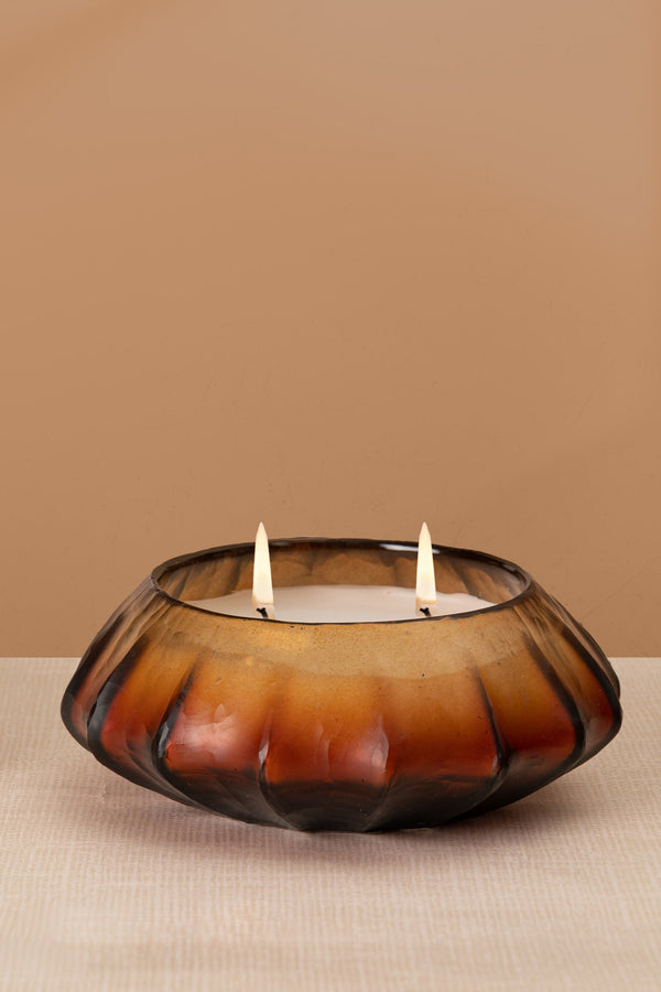brown gifting candle set