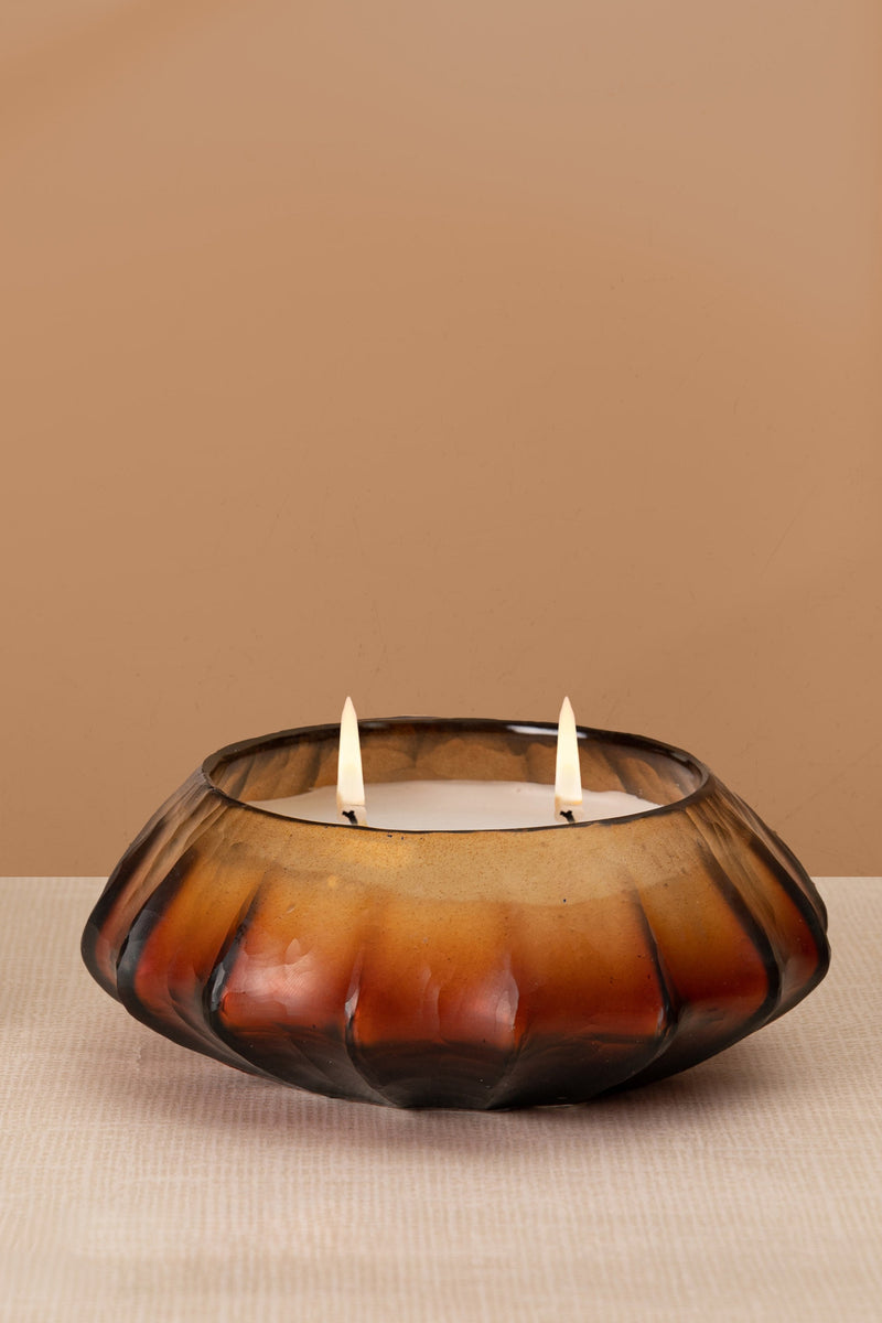 brown gifting candle set
