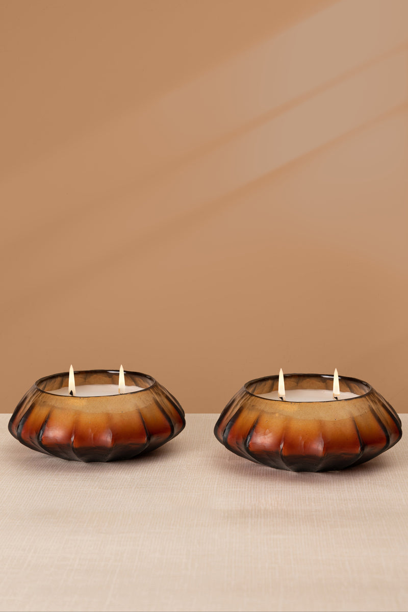 gift set owl candles 
