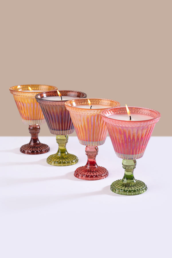 Sundae - Footed Candles | Set Of 4