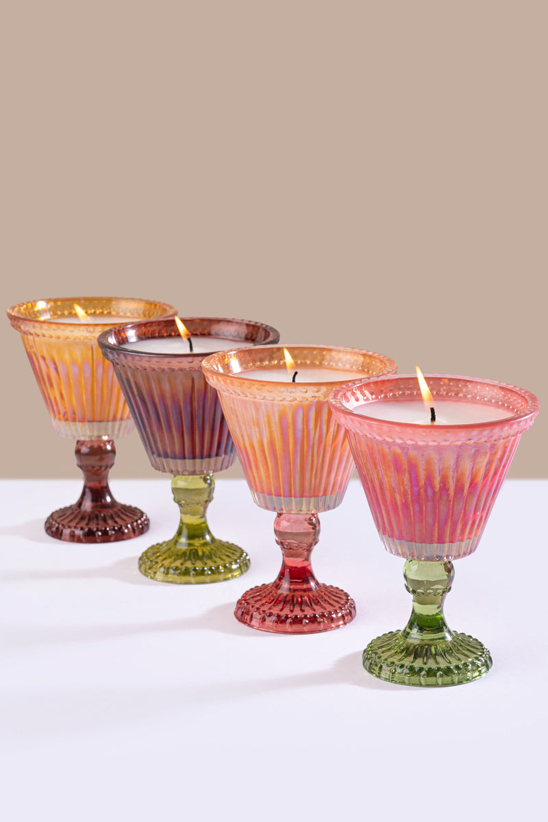 Sundae - Footed Candles | Set Of 4