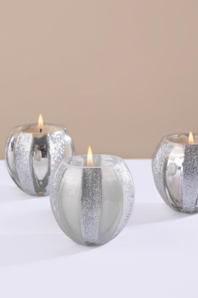 glitter votives for diwali