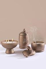 Golden Hour - Candle Set | Gold | Amber Royale | Set of 3