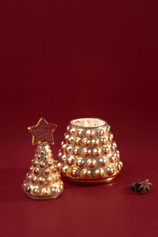Mistletoe Tree - Lid Candle | Gold | Cashmere Musk