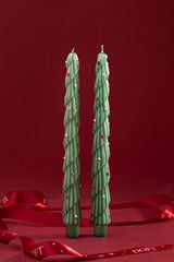 Nordic Trees Duo - Taper Candles | Set Of 2