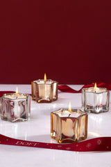 Northern Light Star - Scented Candle | Multi | Winter Petals | Set of 4