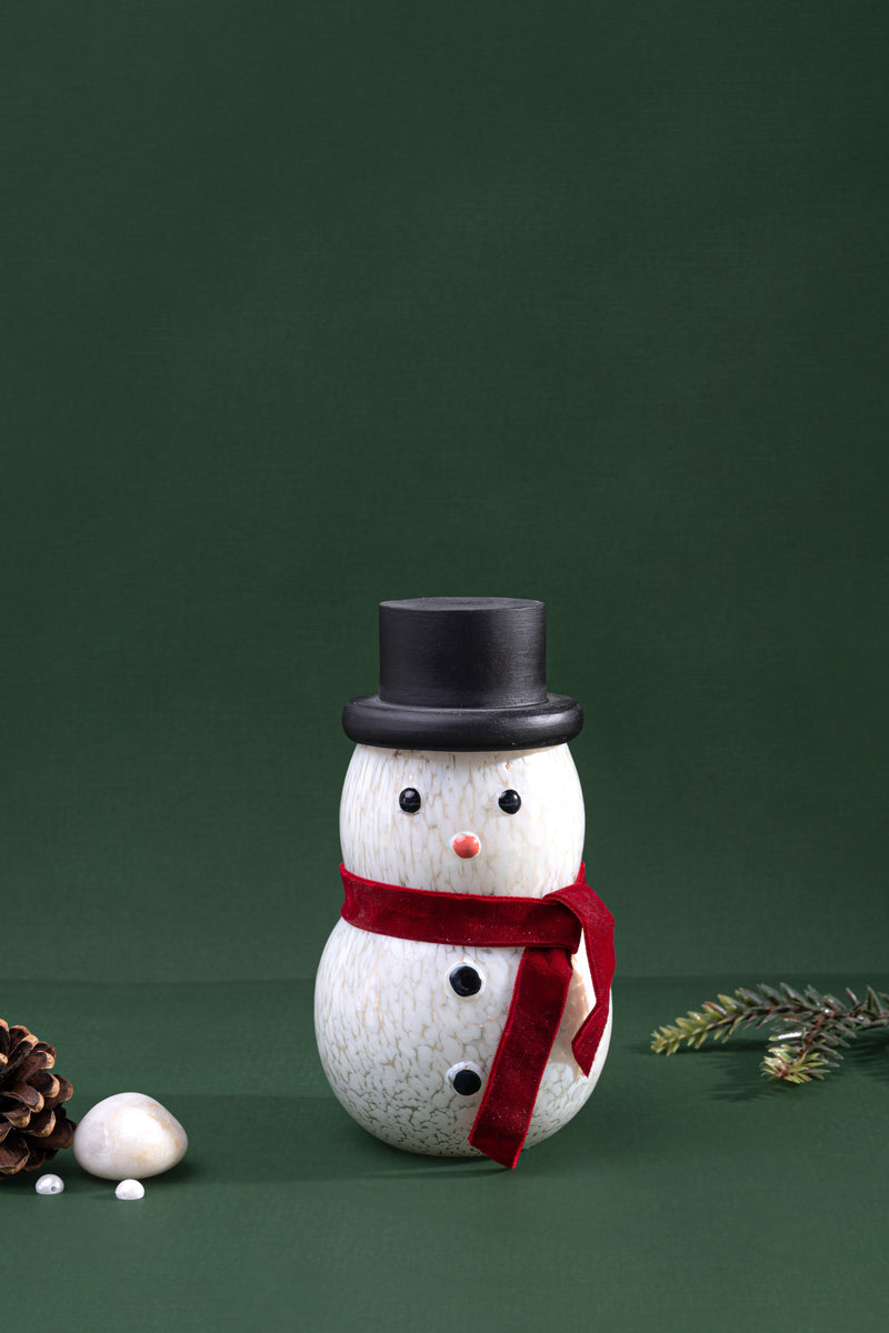 Olaf Snowman - Scented Candle | White | Winter Woods