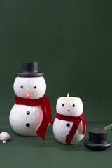 Olaf Snowman - Scented Candle | White | Set of 2