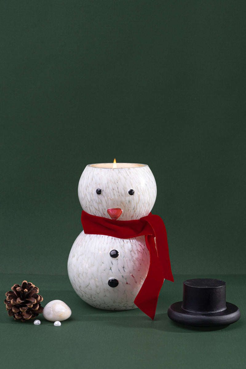 Olaf Snowman - Scented Candle | White | Winter Woods