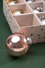 Glass Ornaments | Multi-Colour | Set of 9