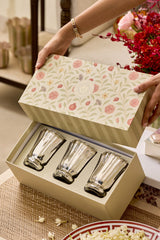 Silver Blossom - Gift Set | Silver | Santal Blush | Set of 3