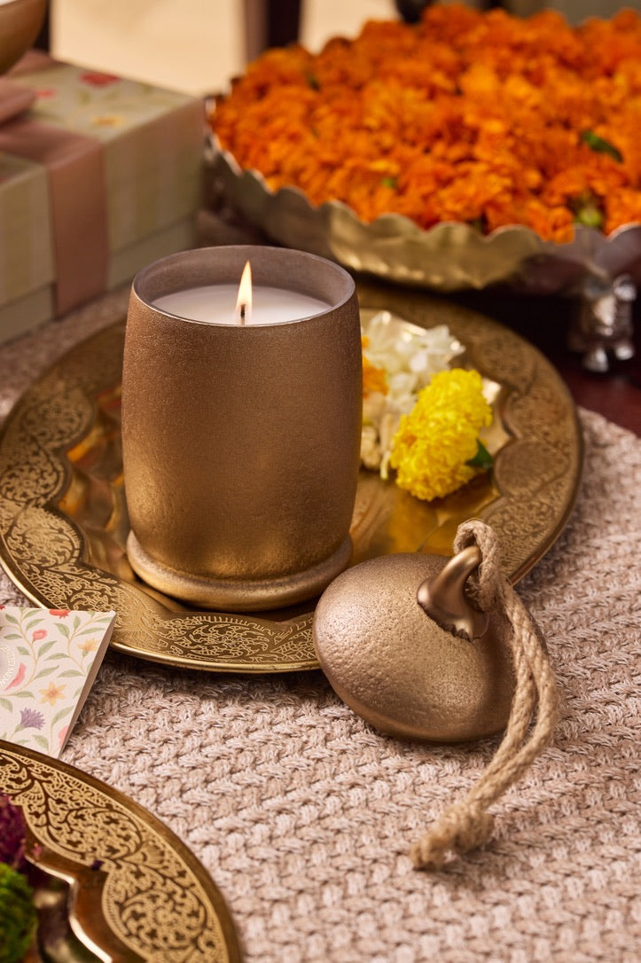 Golden Hour - Lid Candle | Gold | Amber Royale