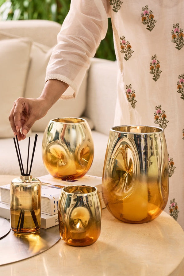 Molten Glow - Jar Candle | Gold | Patchouli Passion