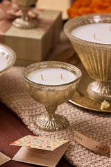 Heritage Heirloom - Footed Candle (S) | Silver | Whispering Jasmine