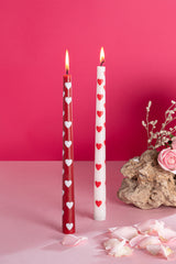 Heart-istic Tapered candles | Set of 2