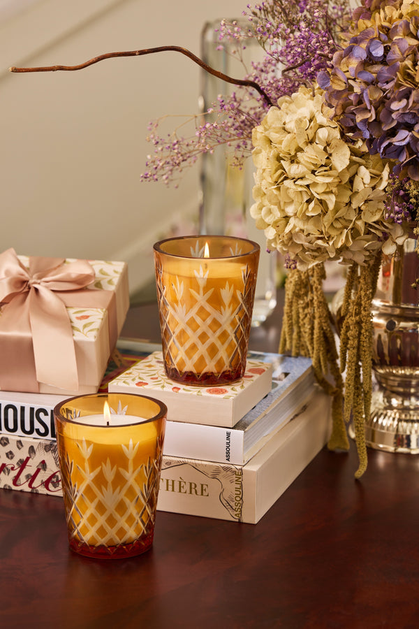 Royal Ember - Jar Candle | Gold | Amber Royale | Set of 2