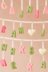 You and I Initial Wax Tablet | Minted Rose | Set of 3