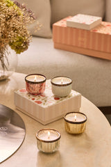 Gilded Votives - Gift Set | Golden Vanilla | Set of 4