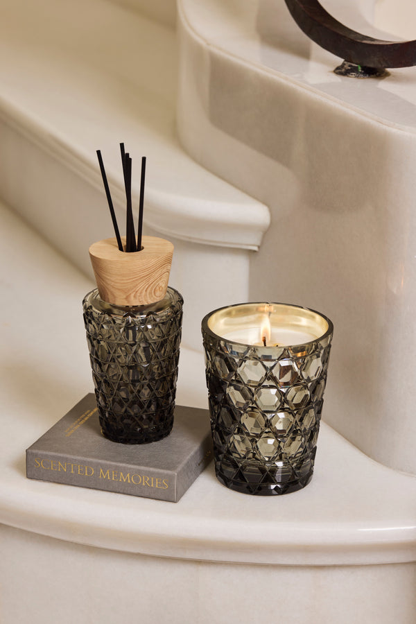 Royal  Ombré - Candle Diffuser Set | Smoke | Oud Rose | Set Of 2