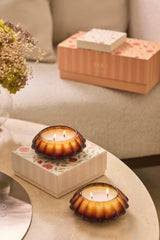 Amber Frost - Bowl Candles | Amber | Patchouli Passion | Set of 2