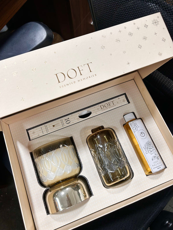 Royal Haze - Candle Diffuser Gift Set | Gold | Oud Bazaar | Set Of 2