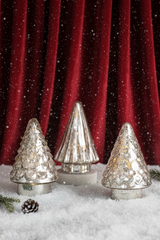 Little Forest - Led Trees | Silver | Set of 3