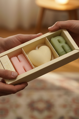 You and I Initial Wax Tablet | Minted Rose | Set of 3