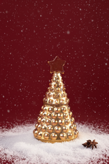 Mistletoe Tree - Lid Candle | Gold | Cashmere Musk