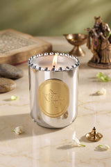 Radhe Radhe Candle | Silver | Whispering Jasmine