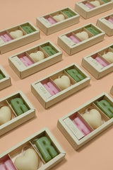 You and I Initial Wax Tablet | Minted Rose | Set of 3