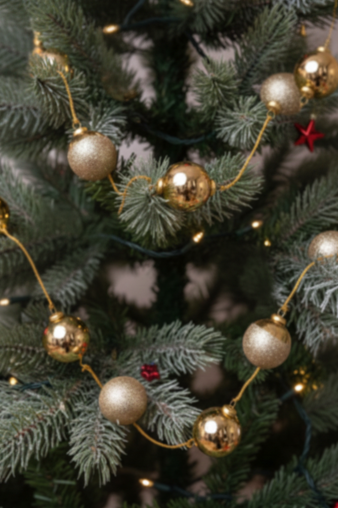 Gleam Garland - Ornaments | Gold