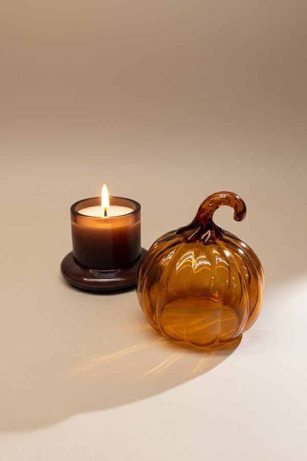Twilight Hearth - Pumpkin Candle | Orange | Burning Soul | Set of 2