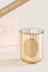 Inaara · Jai Guru Ji U-Glass Candle · Gold · Whispering Jasmine
