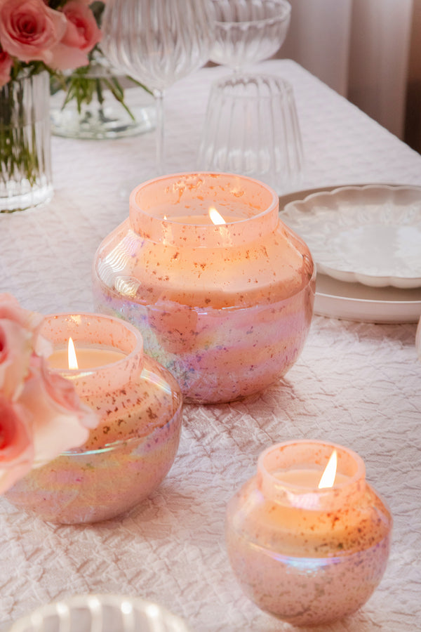 Earthy Glow | Pink | Scented Candle