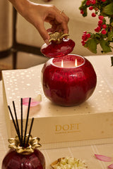 Anaar · Lid Jar Candle · Red · Pomegranate Orchand