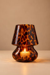 Cheena Lampshade with Pillar Candle
