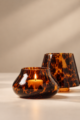 Cheena Lampshade with Pillar Candle