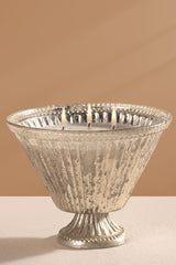 Heritage Heirloom Footed & Bowl Candle · Silver · Gift Set of 4