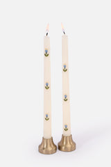 Milky Meadow Taper Candle · Set of 2
