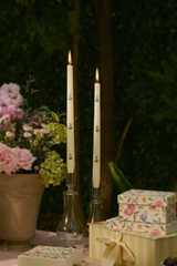 Milky Meadow Taper Candle · Set of 2