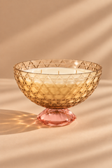 Rosé Royale Footed Candle