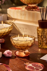 Rosé Royale Footed Candle