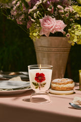 Wildflower Votive Candle · Poppy