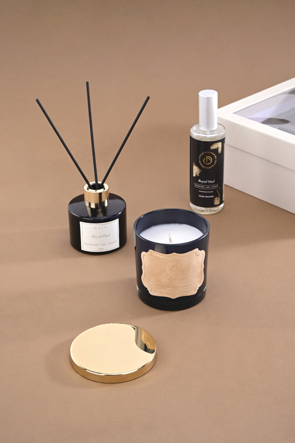 Fragrant Oasis Gift Set | Royal Oud | Scented Candle